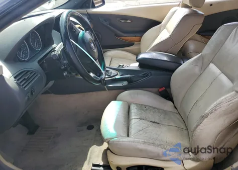 2005 BMW 645 Ci Automatic from USA, damaged, VIN WBAEK73455B328546